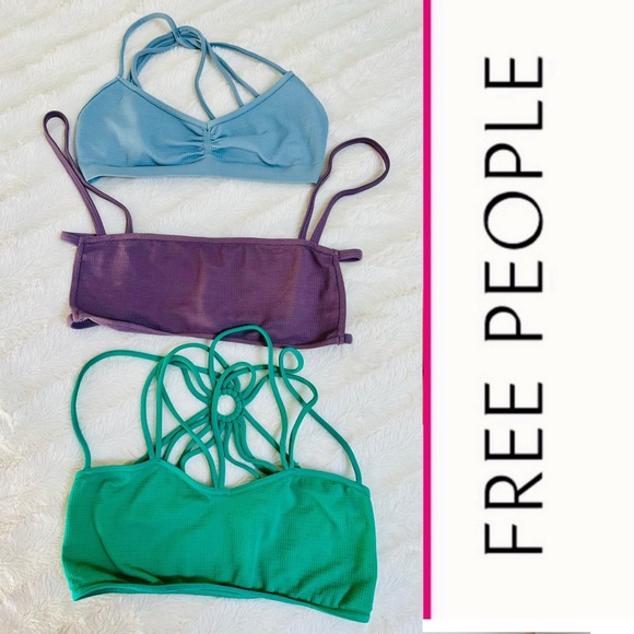 Set of Three Free People Intimately Bralettes, Size XS-S, MSRP $144 ($48 each) - Picture 6 of 12